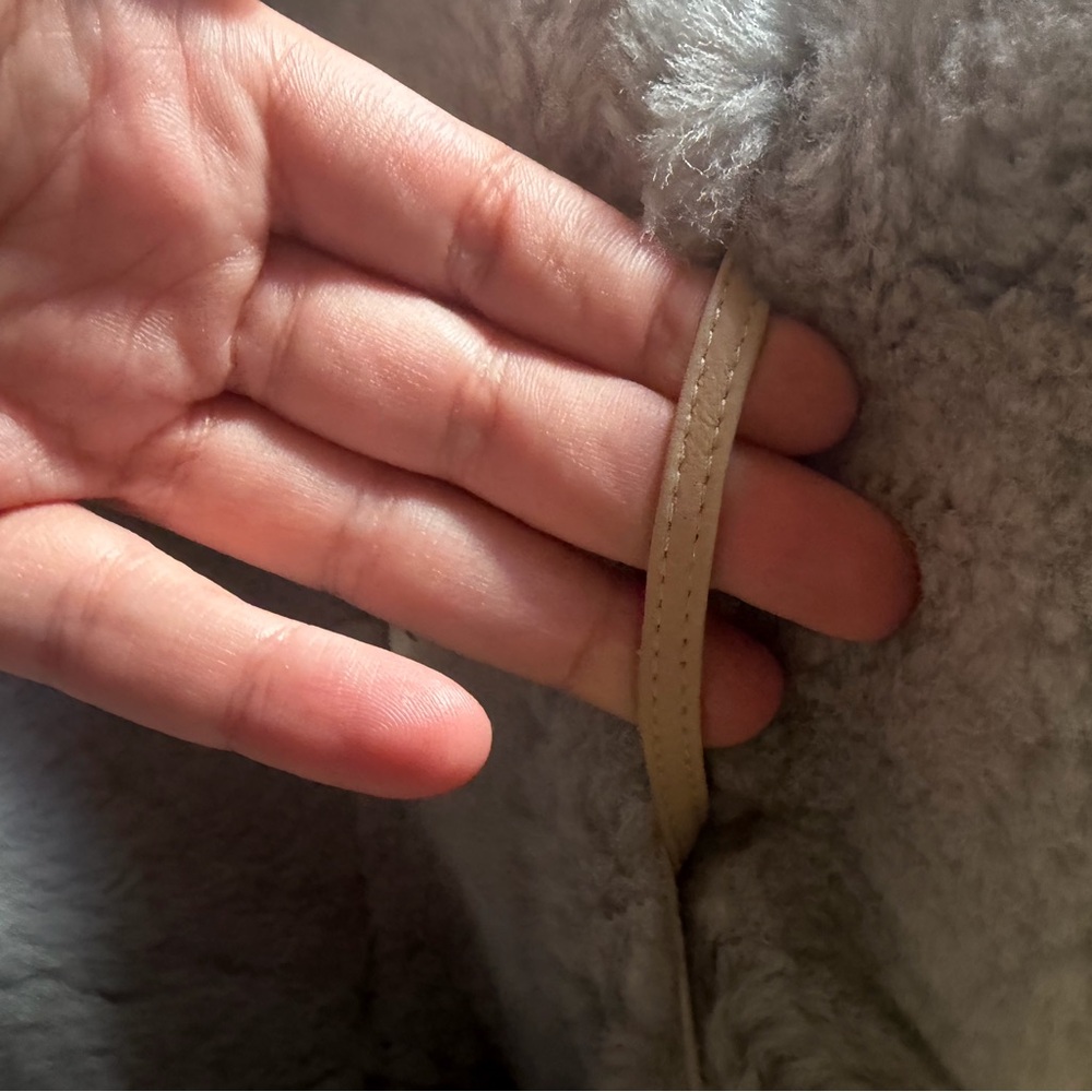 NWT **The Arrivals** Moya Tan Shearling/Leather Jacket - Picture 14 of 16